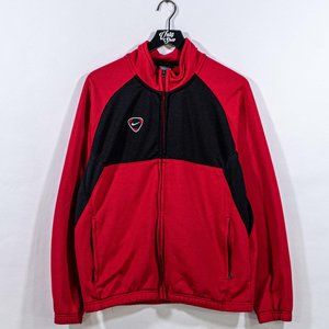 NIKE Tiempo Futbol Zip Track Jacket Blokecore Medium Y2K Streetwear Soccer